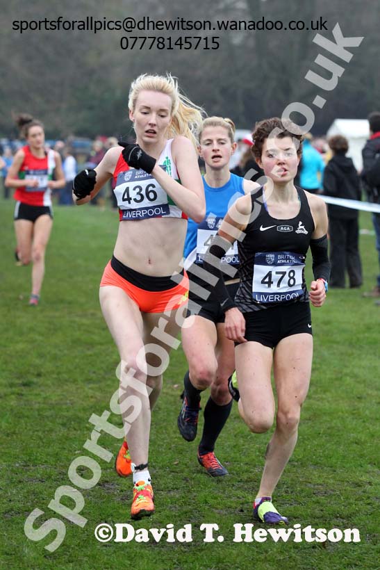 Women's under-17s and under-20s European Cross Country Trials, Sefton Park, Liverpool. Photo: David T. Hewitson/Sports for All Pics